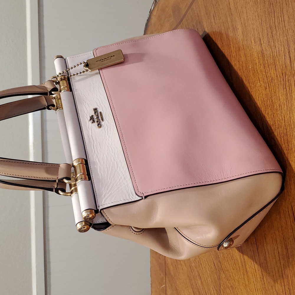 Coach Grace Colorblock Satchel - Picture 2 of 16